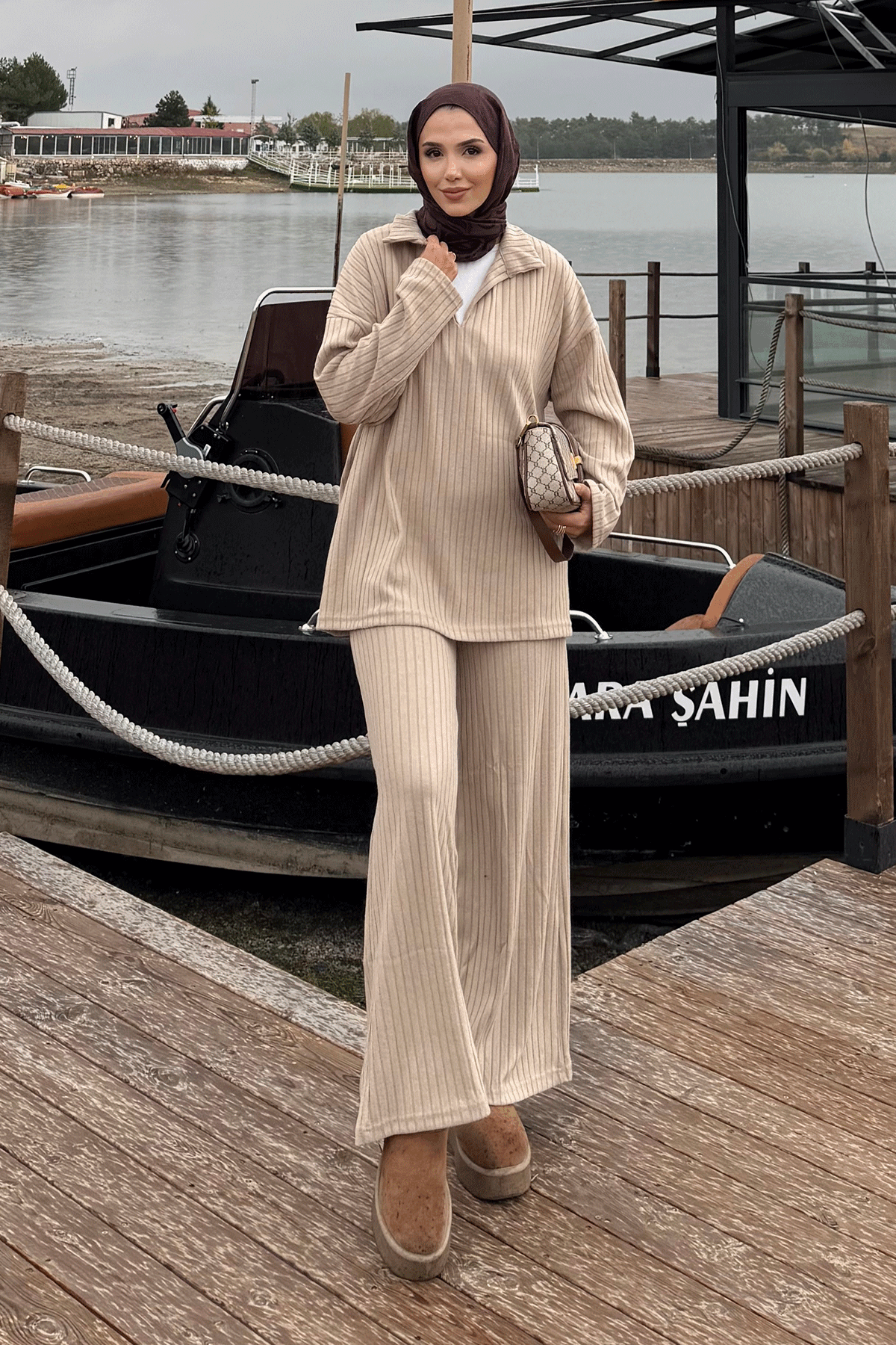 V YAKA TRİKO TAKIM 9-52857 - VİZON