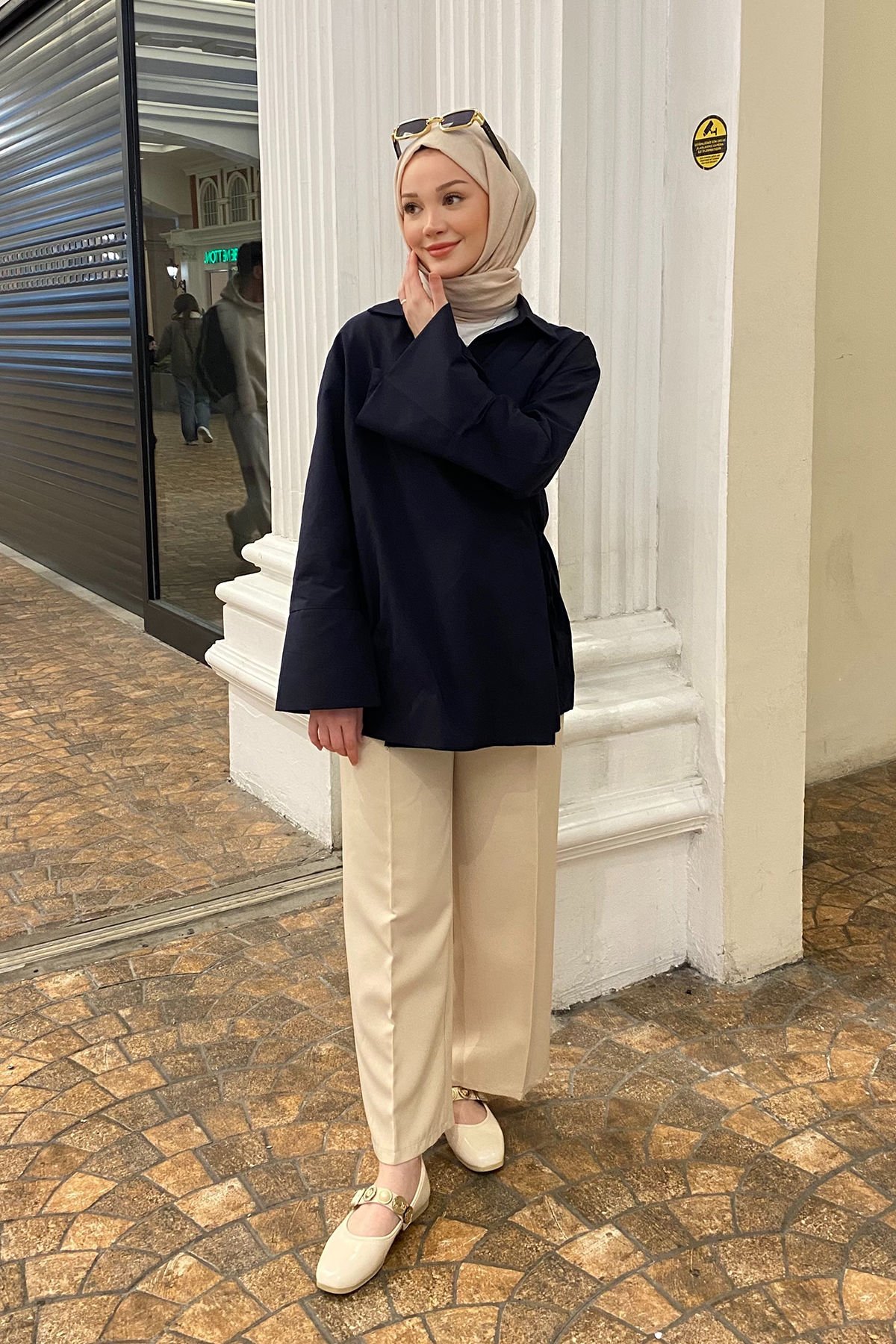 BAGLAMALI GÖMLEK 31-2265 - SİYAH