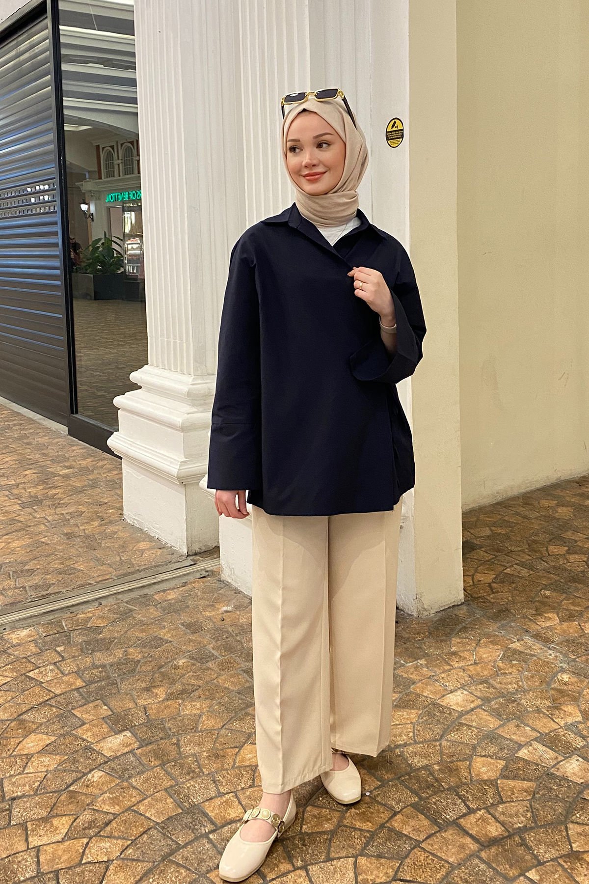 BAGLAMALI GÖMLEK 31-2265 - SİYAH