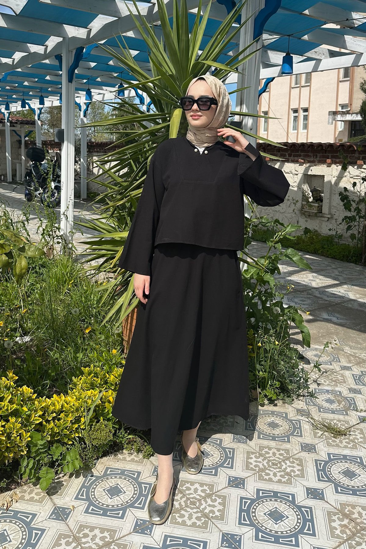 YAKA BROŞLU TAKIM 31-3317 - SİYAH