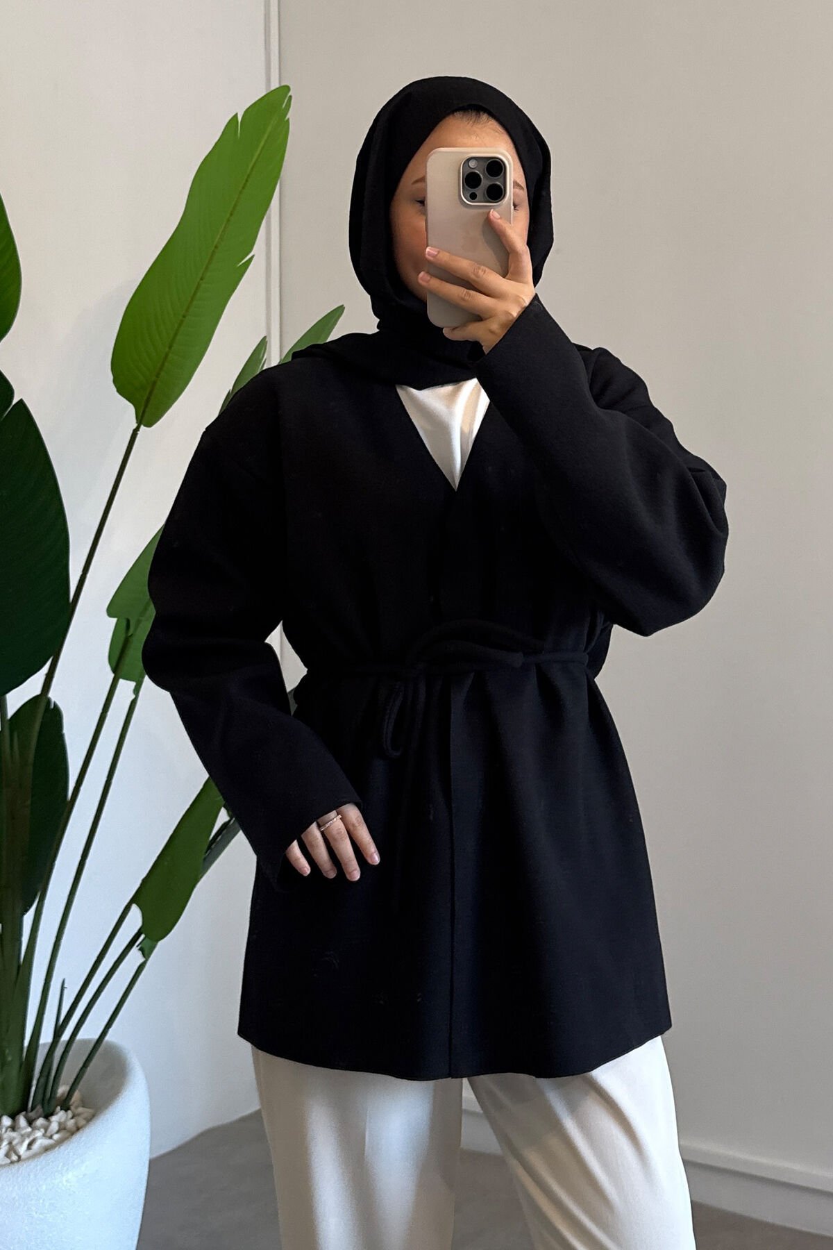 KAŞE CEKET 67-1339  - SİYAH