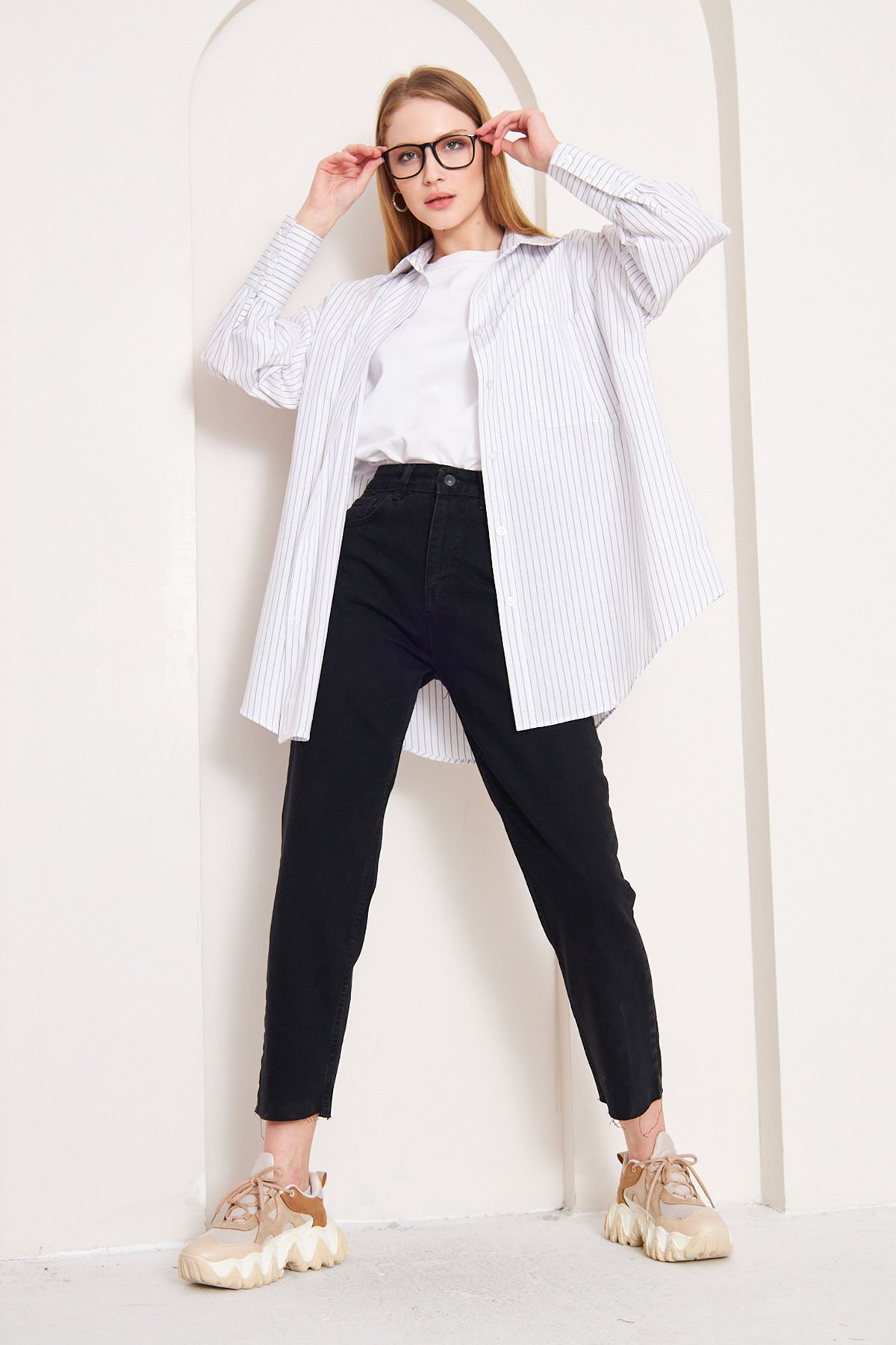 Boyfriend Jean 4-6618 - SİYAH