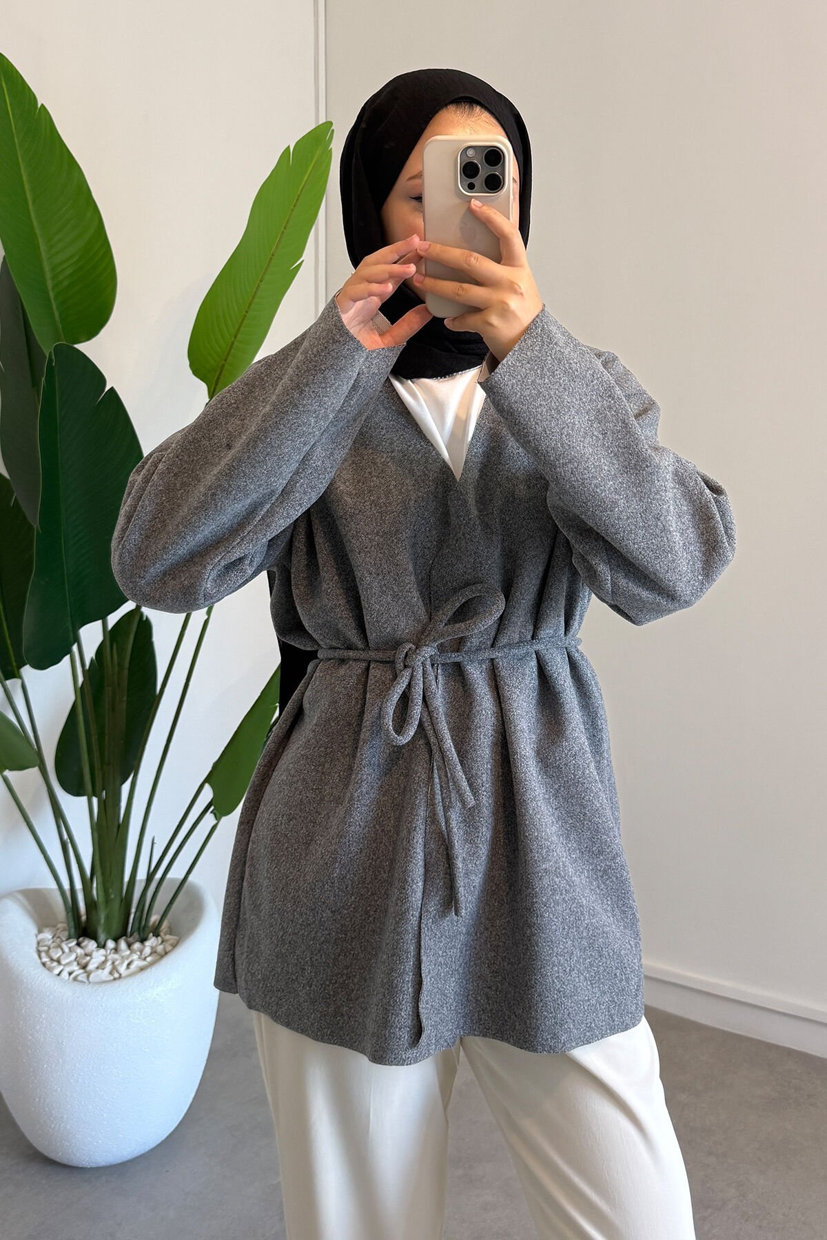 KAŞE CEKET 67-1339  - GRI