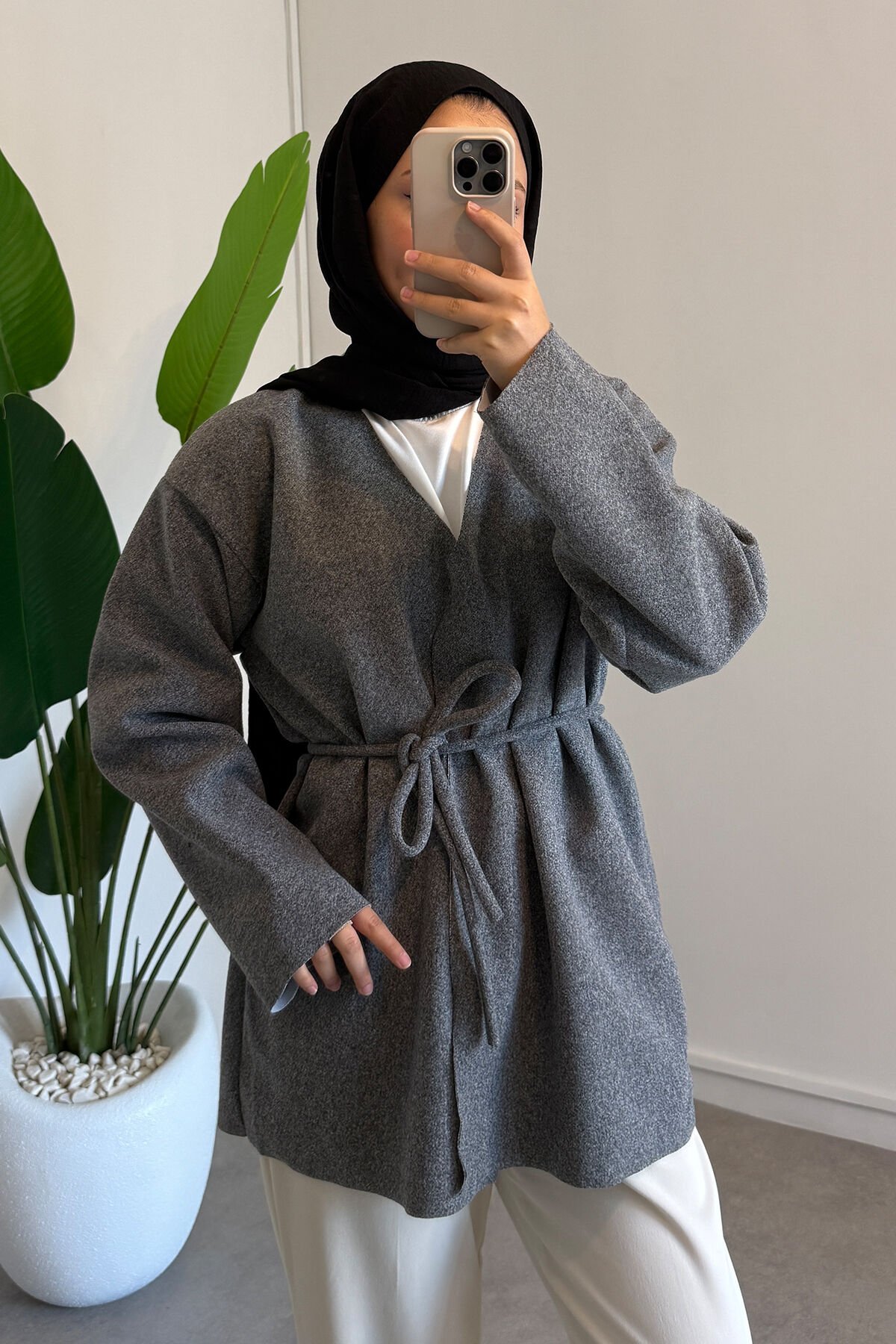 KAŞE CEKET 67-1339  - GRI