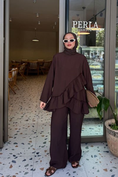 VOLANLI BÜZGÜLÜ TAKIM 9-51806 - KAHVERENGİ
