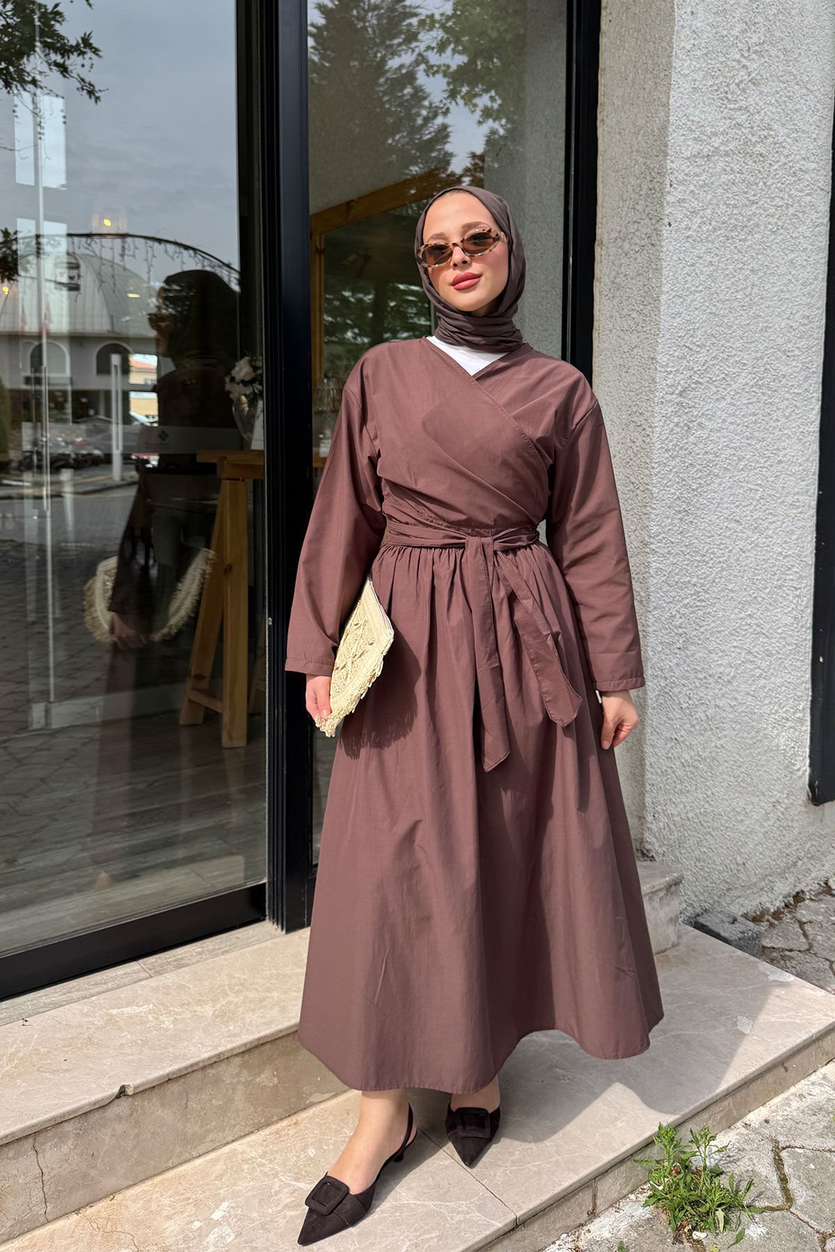 BOLERO ETEKLİ TAKIM 9-51827 - KAHVERENGİ