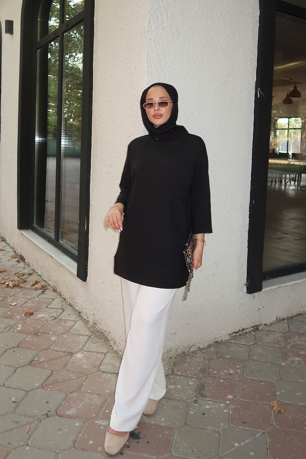 Basıc  T-shirt 4-6694- SİYAH