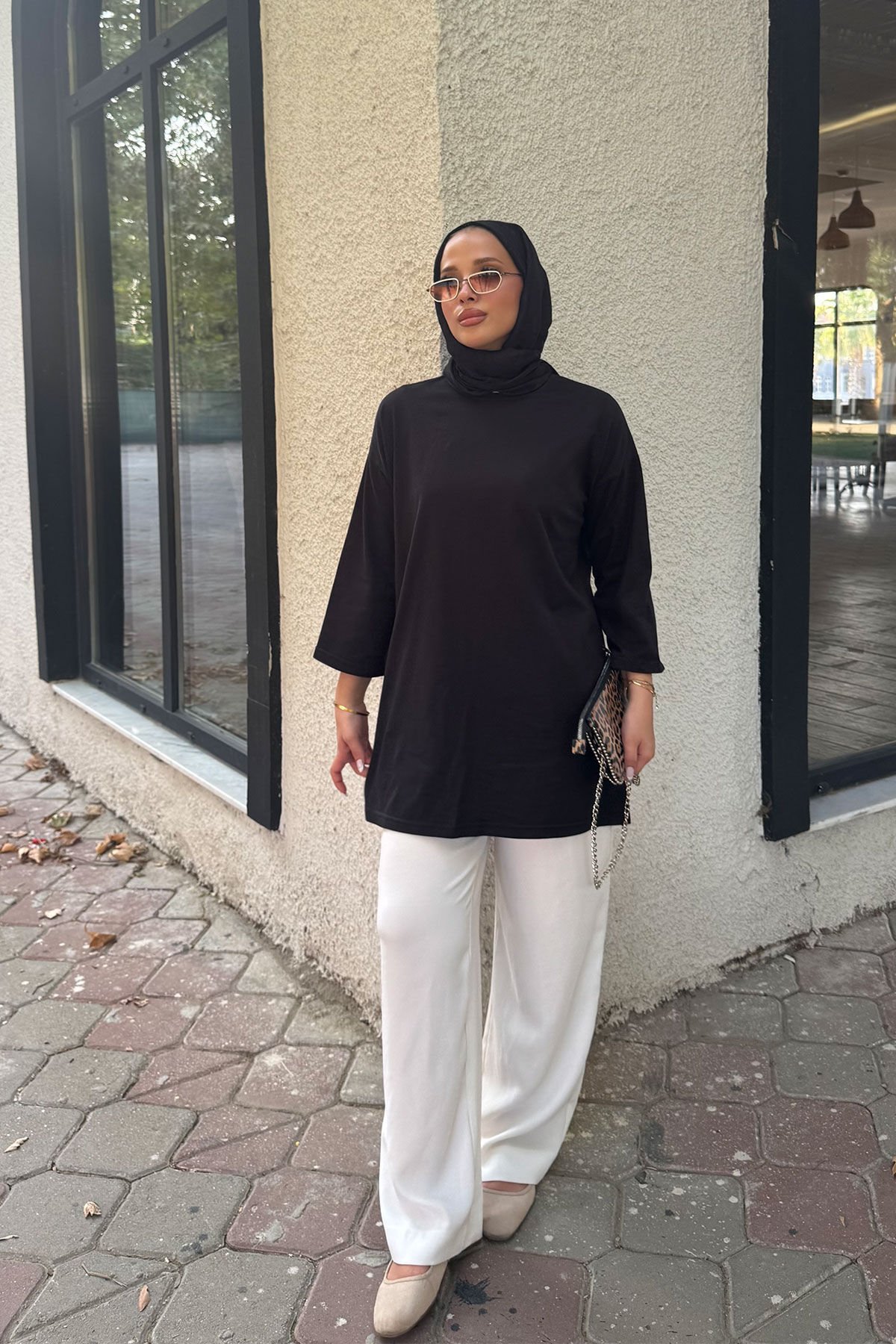 Basıc  T-shirt 4-6694- SİYAH