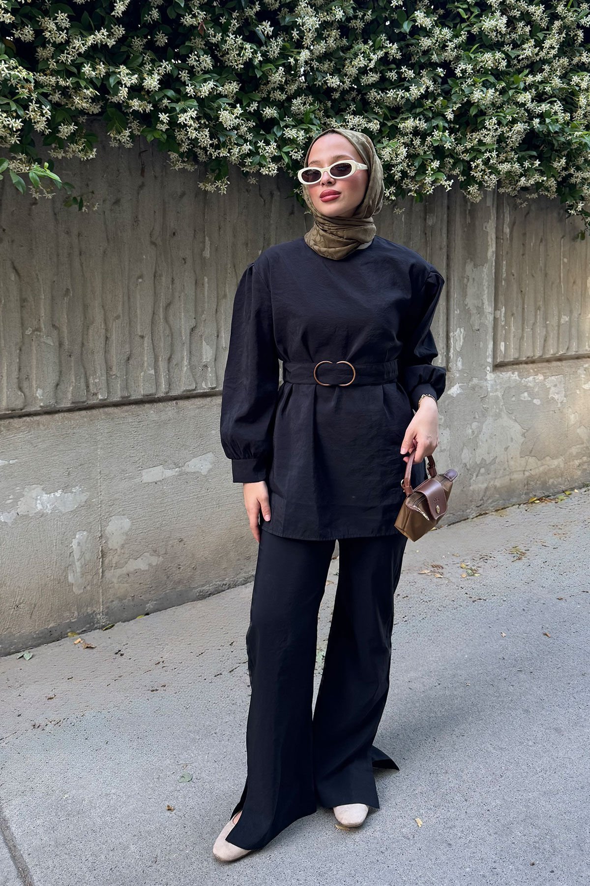 KEMERLİ MODAL TAKIM 31-3332 - SİYAH