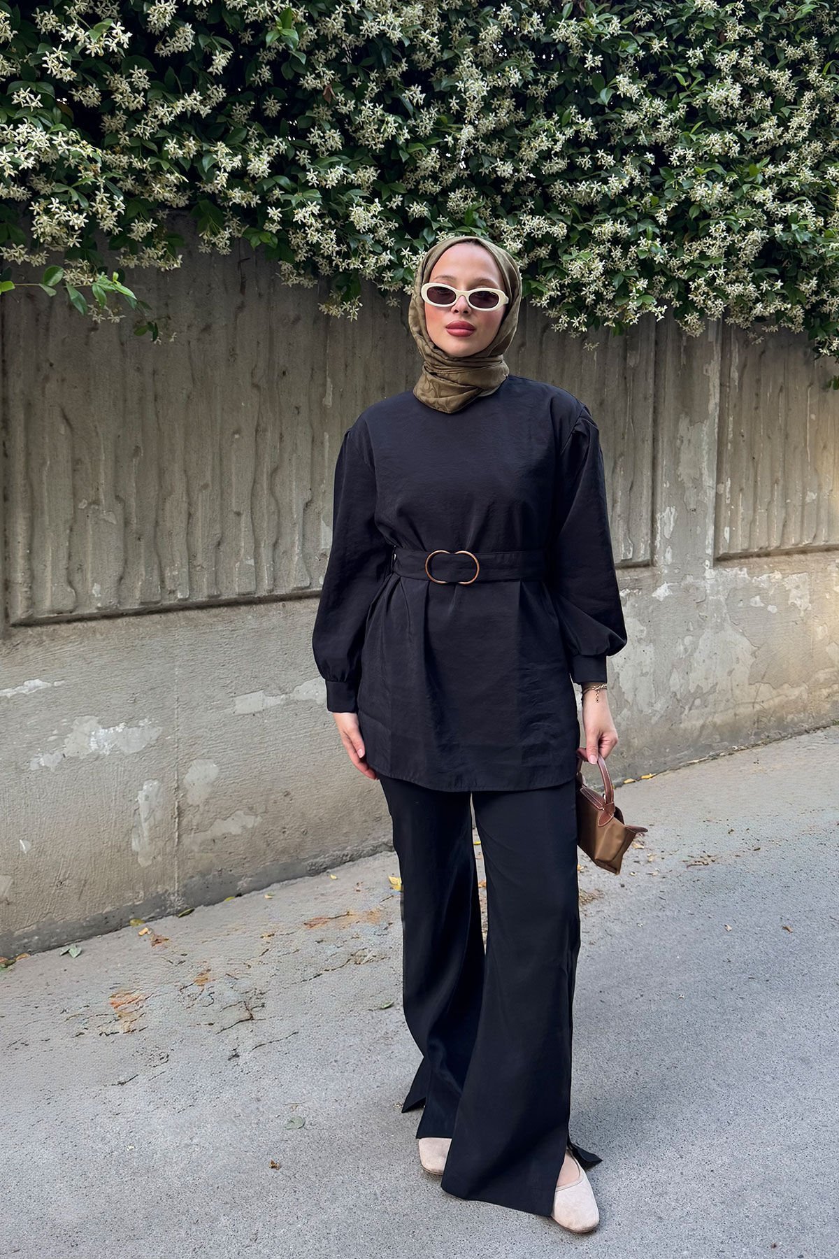 KEMERLİ MODAL TAKIM 31-3332 - SİYAH