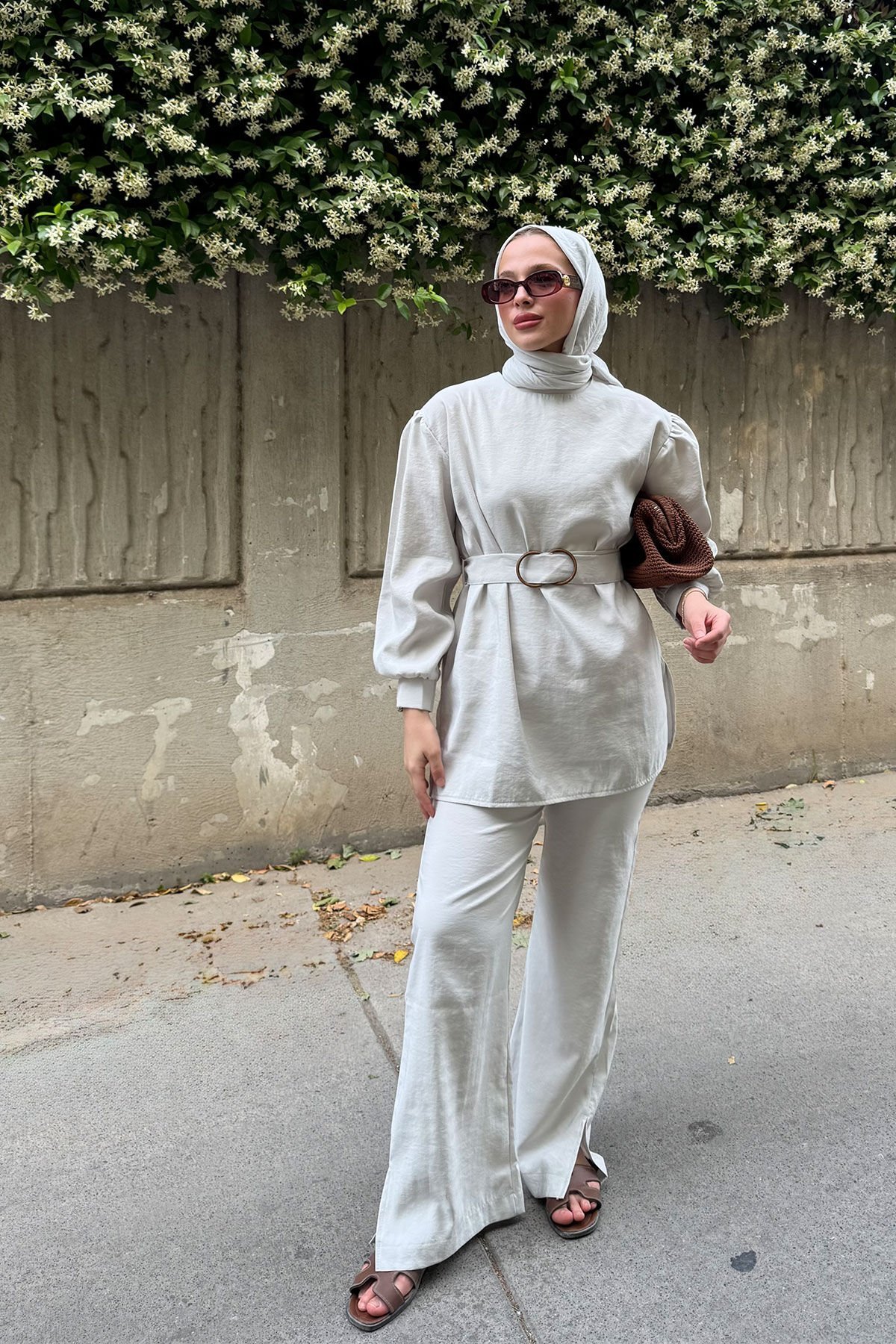 KEMERLİ MODAL TAKIM 31-3332 - GRI