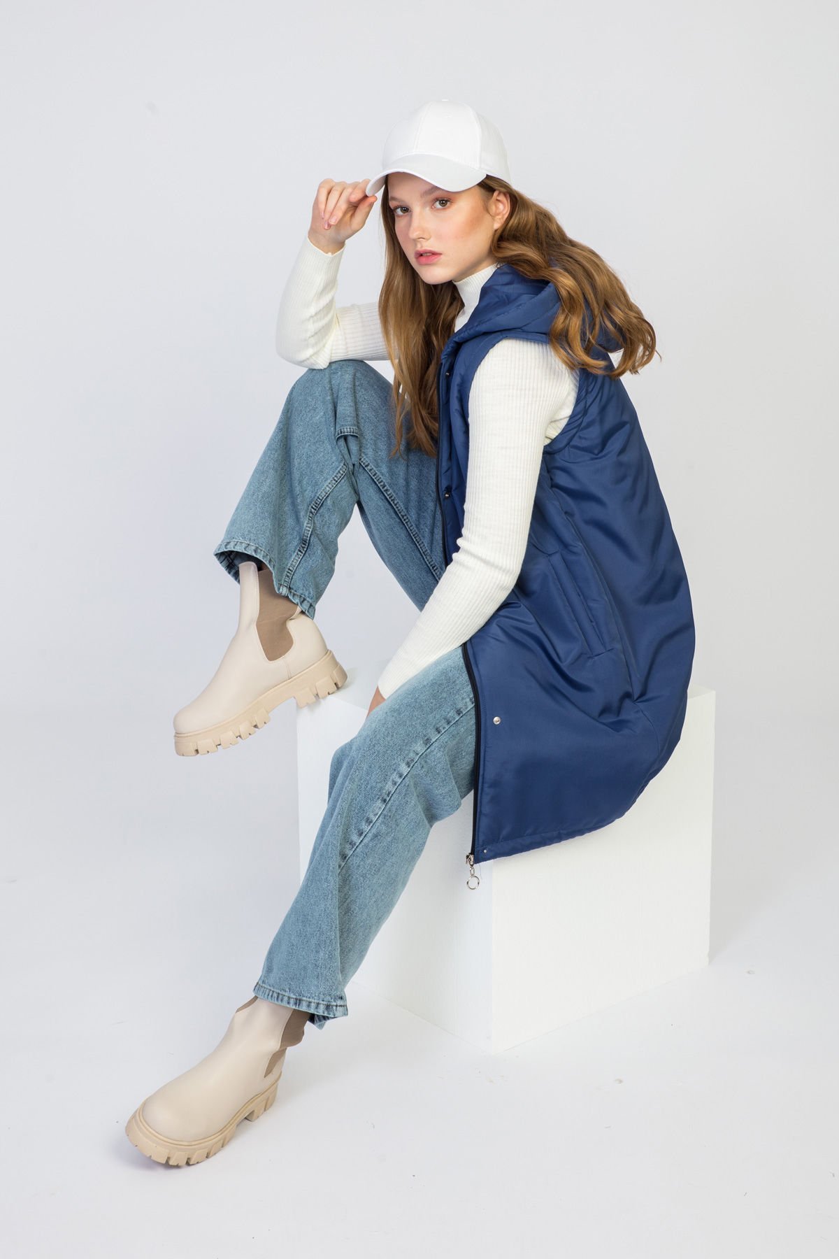 SWELLİNG YELEK 4-6496 - İNDİGO