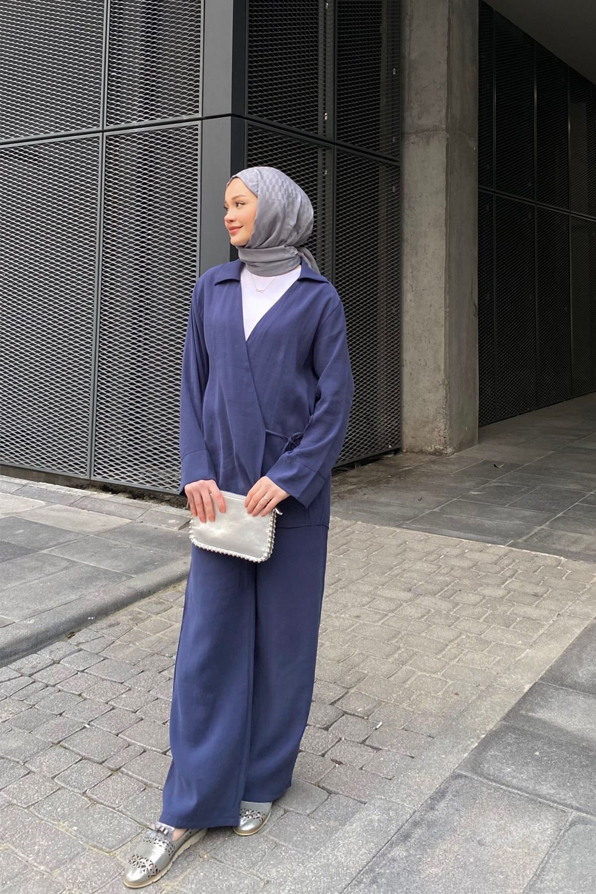 Yandan Bağlamalı Takım 9-15805 - LACİVERT