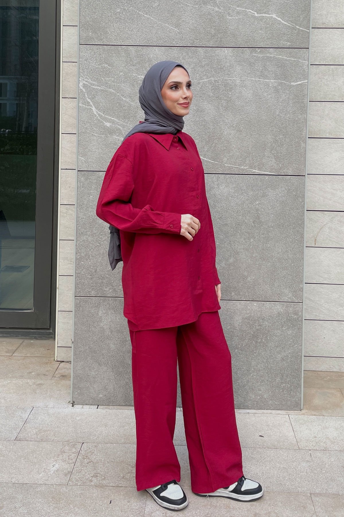 Biye Bağlamalı Takım 9-15802 - BORDO