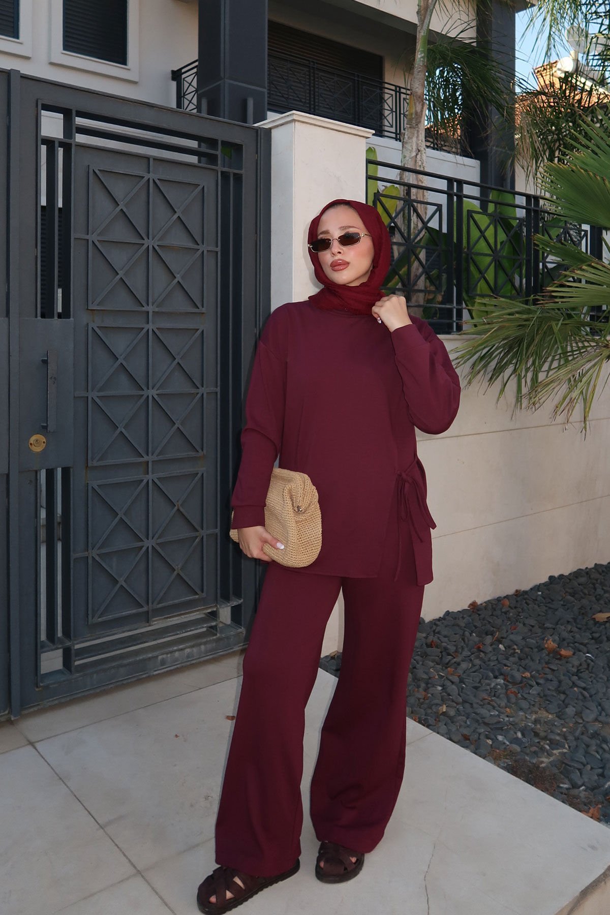 BAGLAMALI OYŞO TAKIM 9-52801 - BORDO