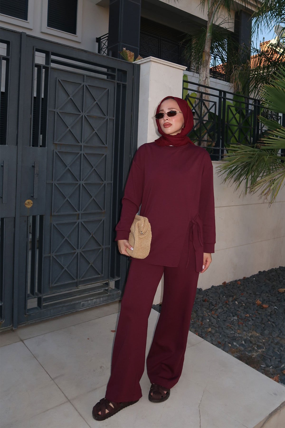 BAGLAMALI OYŞO TAKIM 9-52801 - BORDO