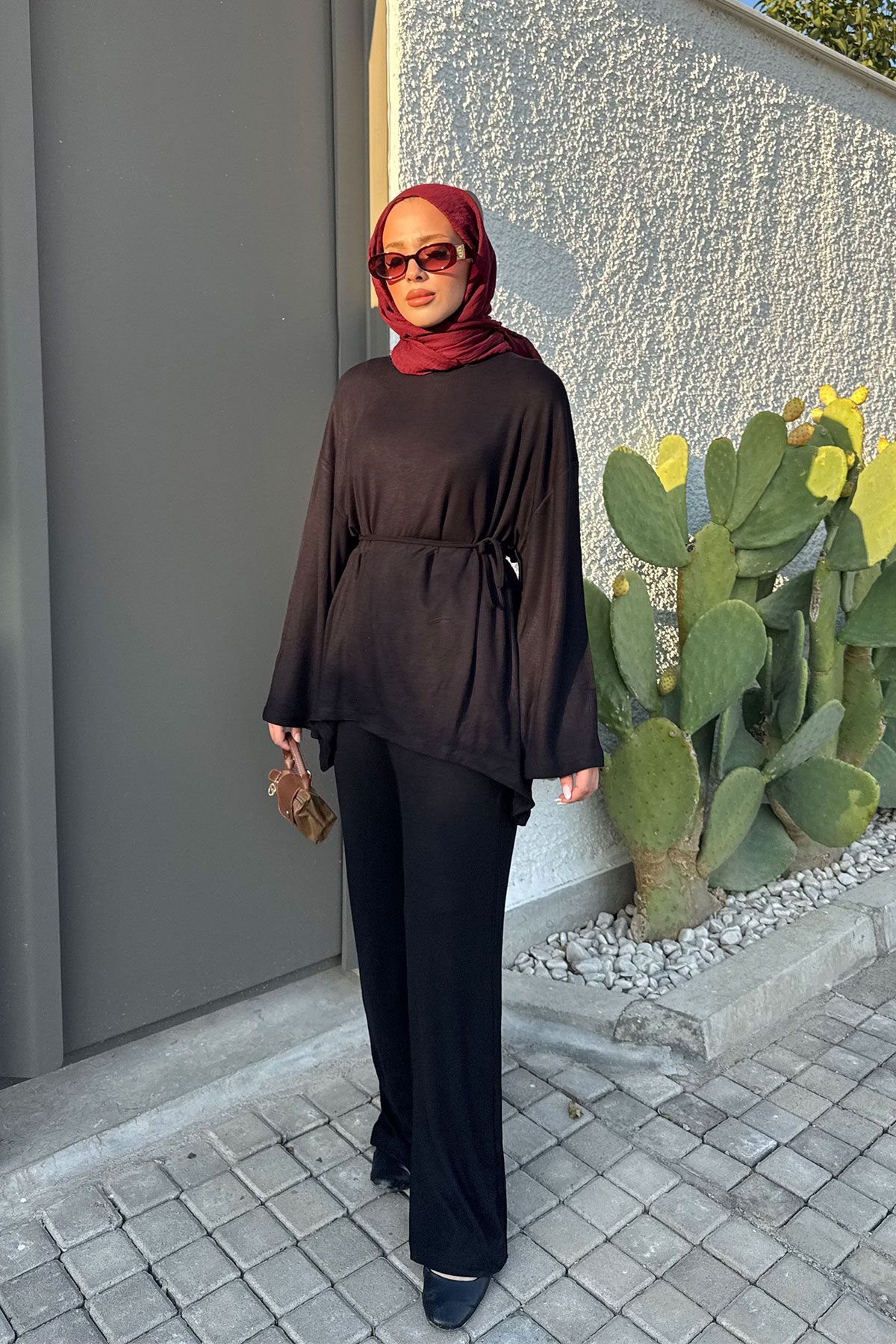 KEMERLİ OYŞO TAKIM 9-52810 - SİYAH