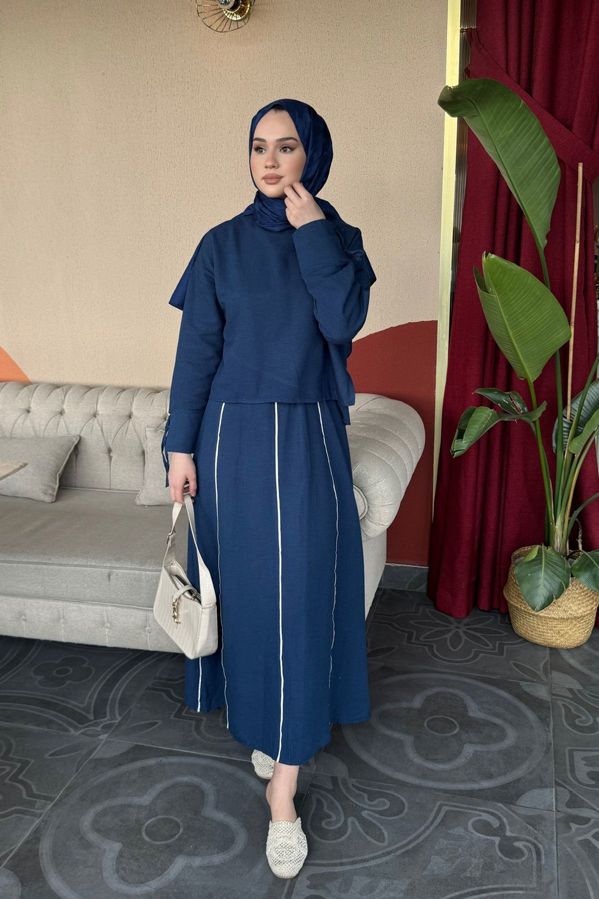 ARA BİYELİ TAKIM 9-51821 - LACİVERT