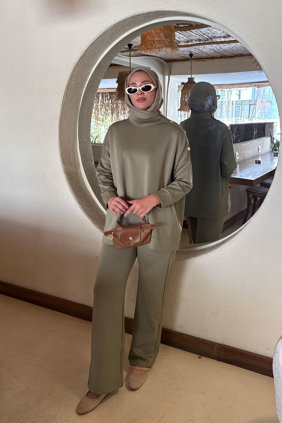 DÜGMELİ SCUBA TAKIM 9-52817 - HAKİ