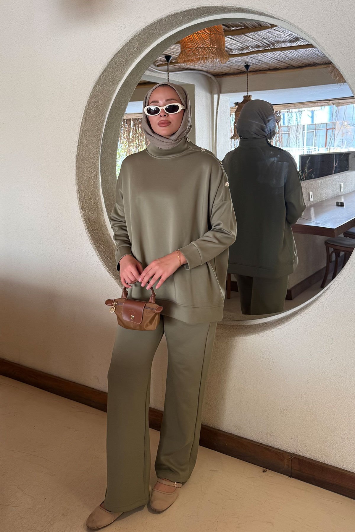 DÜGMELİ SCUBA TAKIM 9-52817 - HAKİ