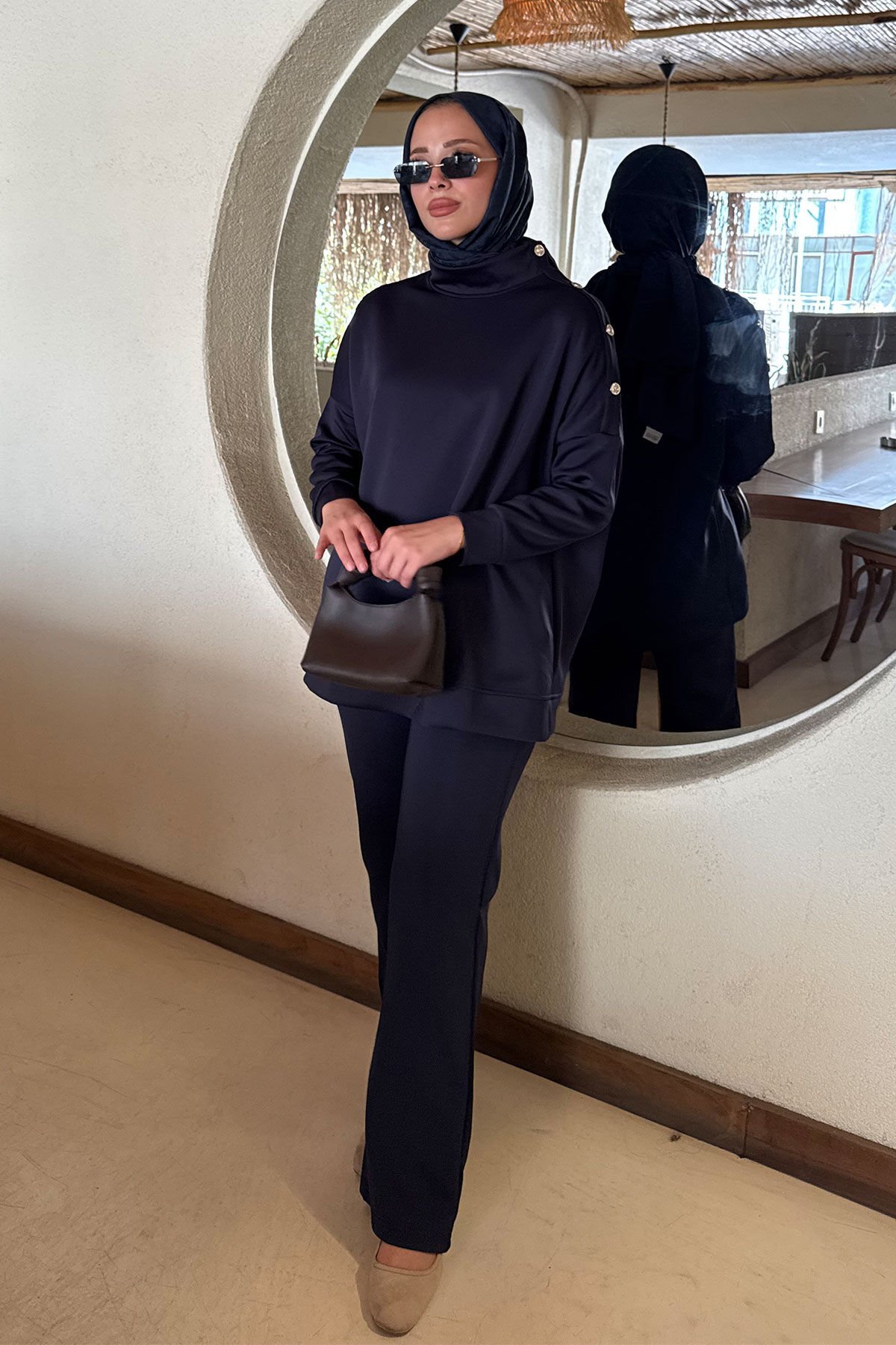 DÜGMELİ SCUBA TAKIM 9-52817 - LACİVERT