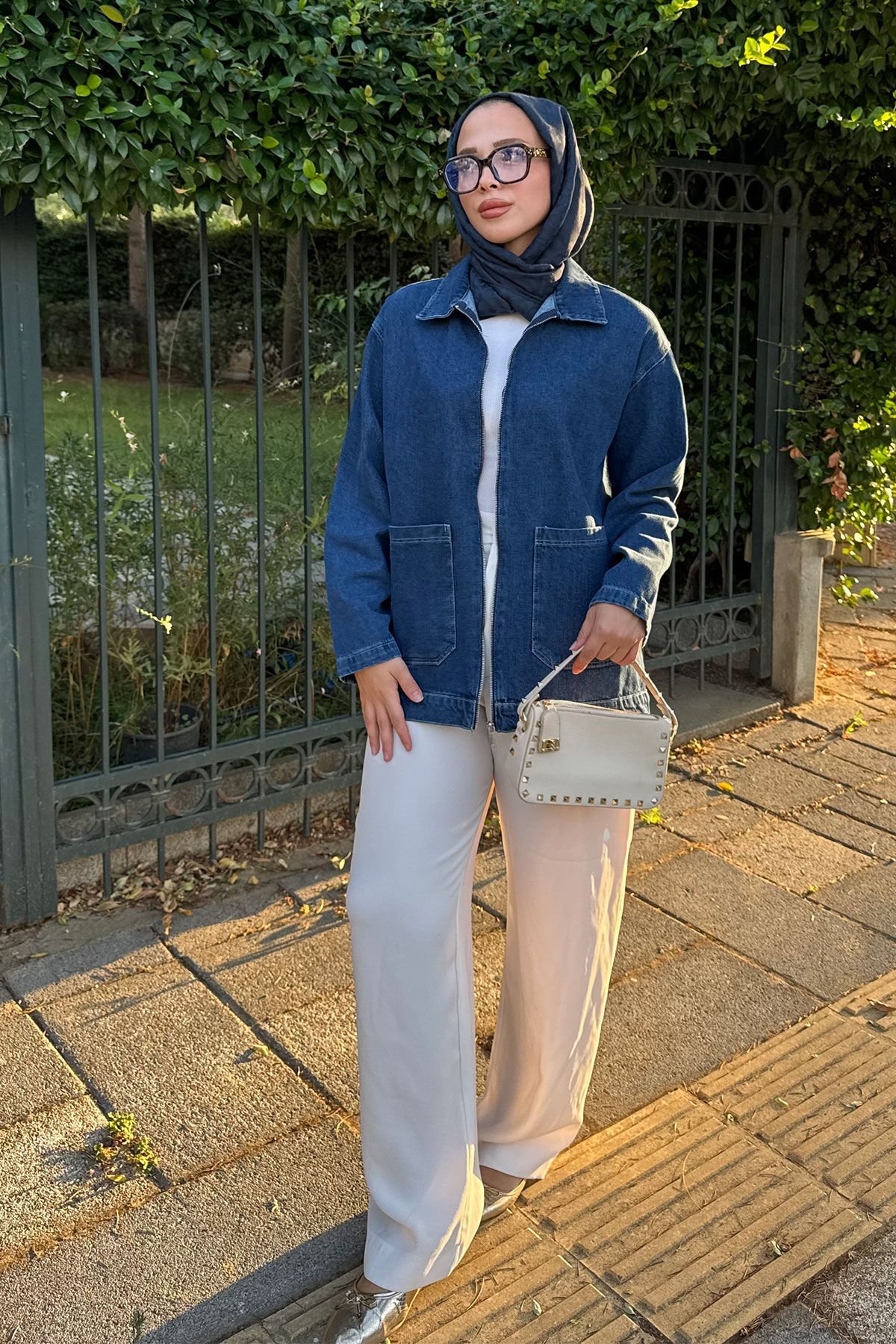 FERMUARLI KOT CEKET 9-52619  - AÇIK KOT