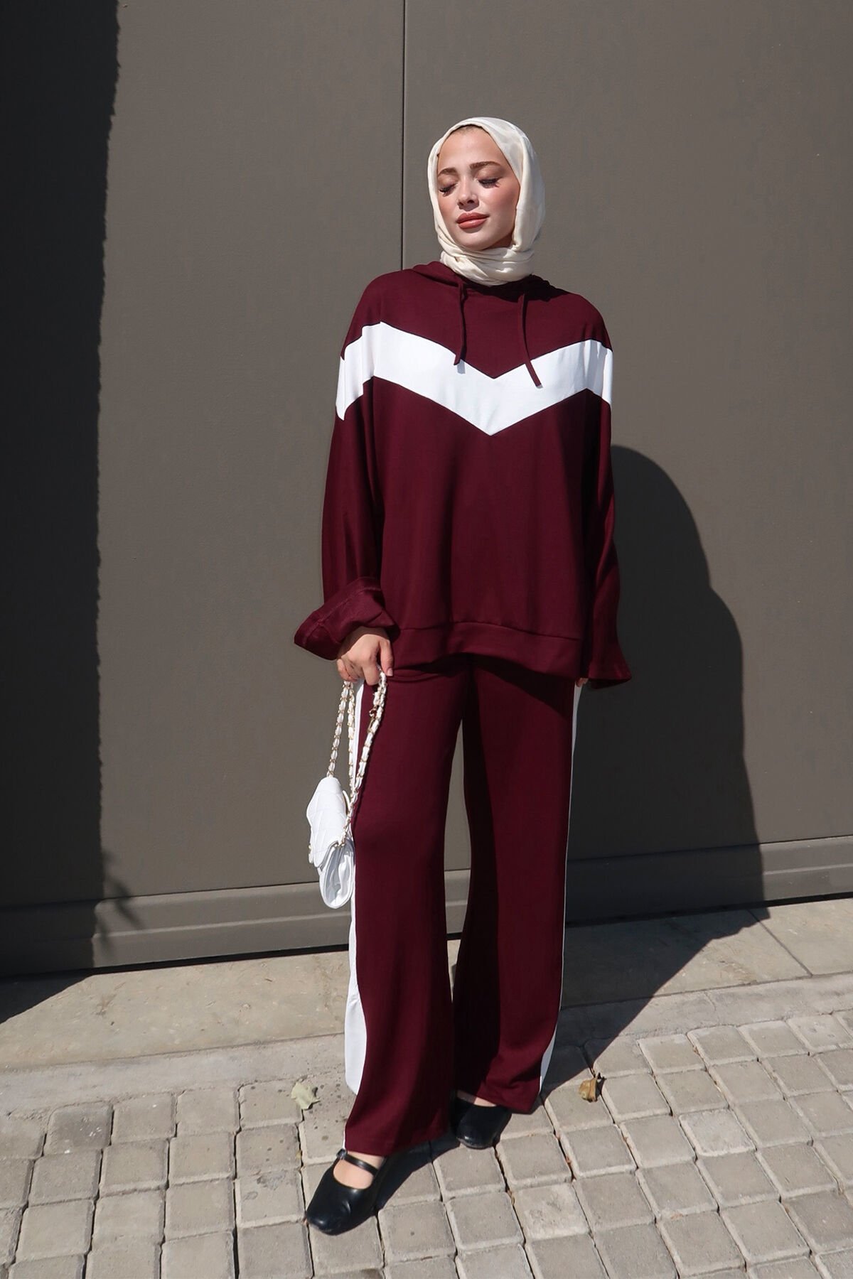 KAPÜŞONLU OYŞO TAKIM 9-52819 - BORDO