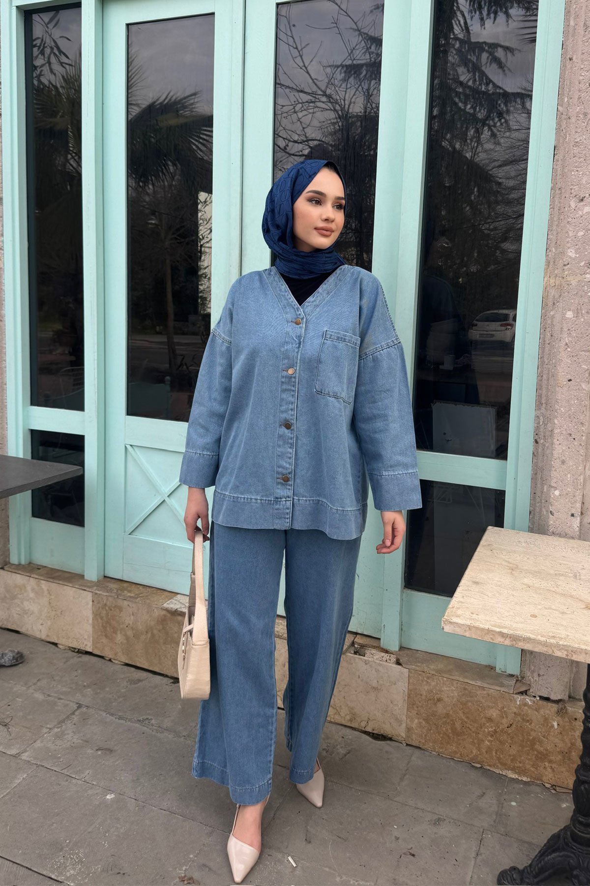 Ceketli Kot Takım 9-51604 - AÇIK KOT