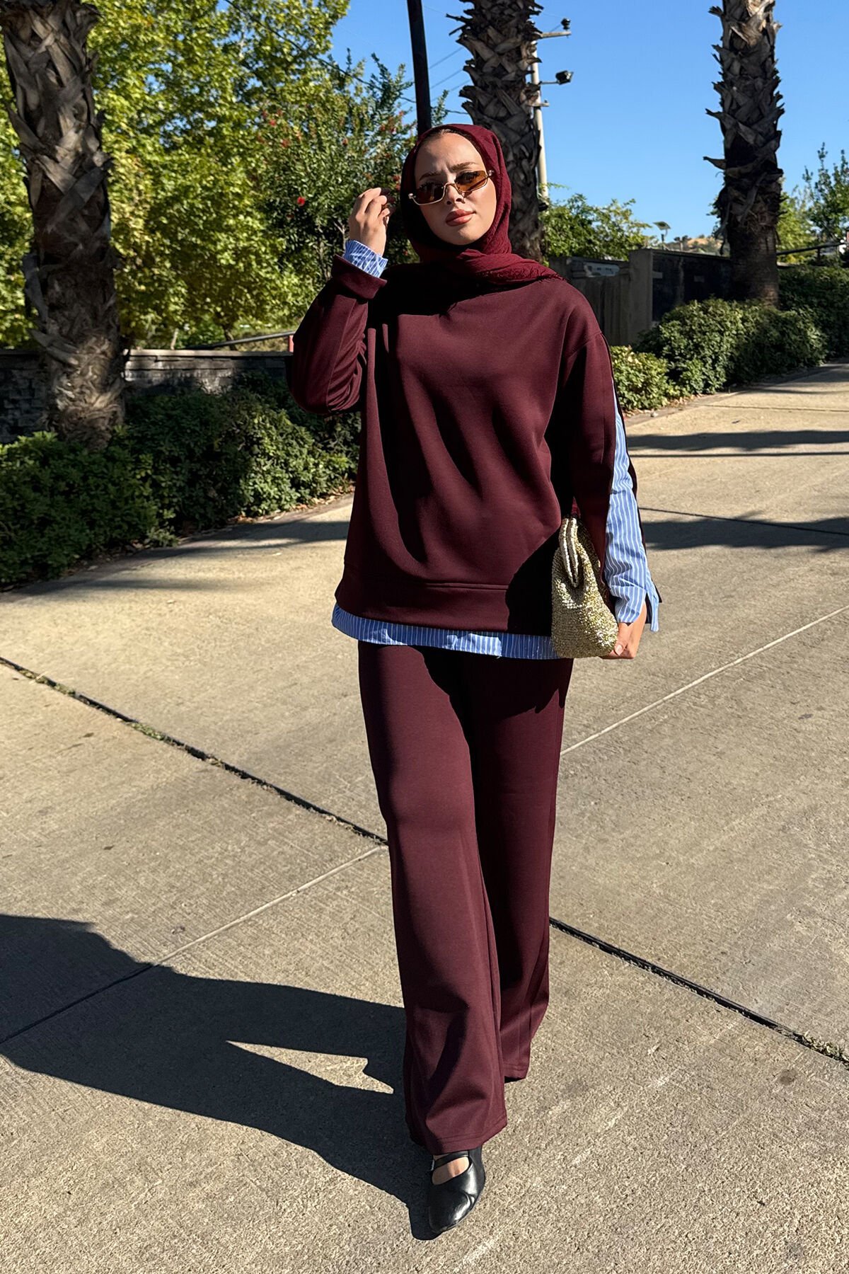 GÖMLEK DETAY TAKIM 9-52825 - BORDO