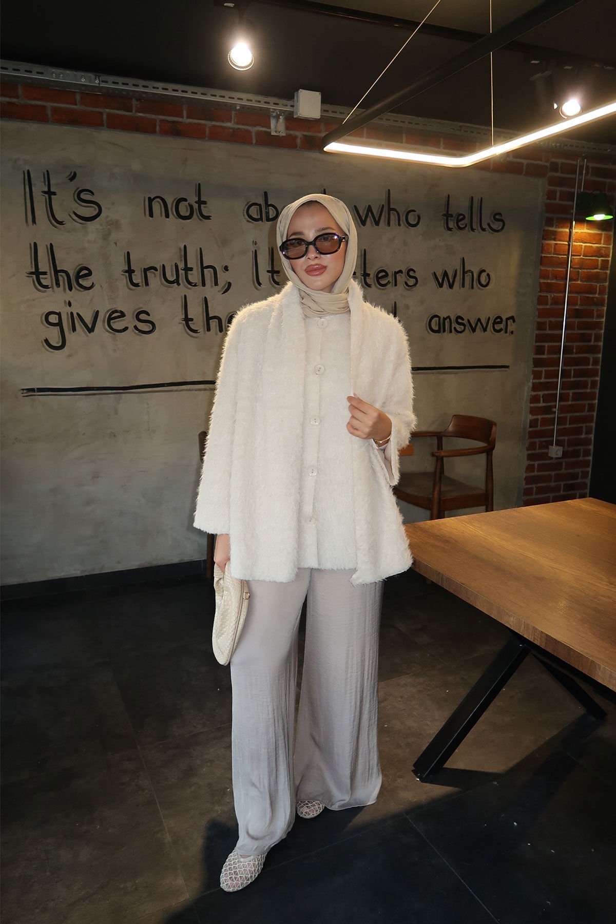 ATKILI CEKET 9-52603  - EKRU