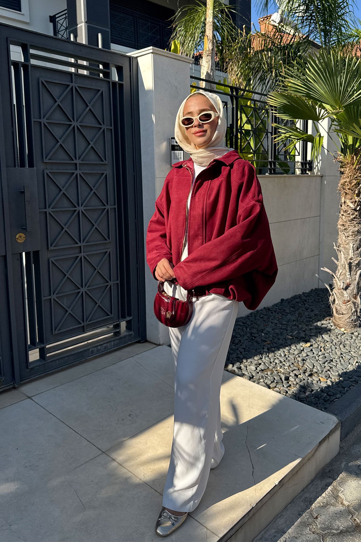 BOMBER CEKET 31-4008 - BORDO