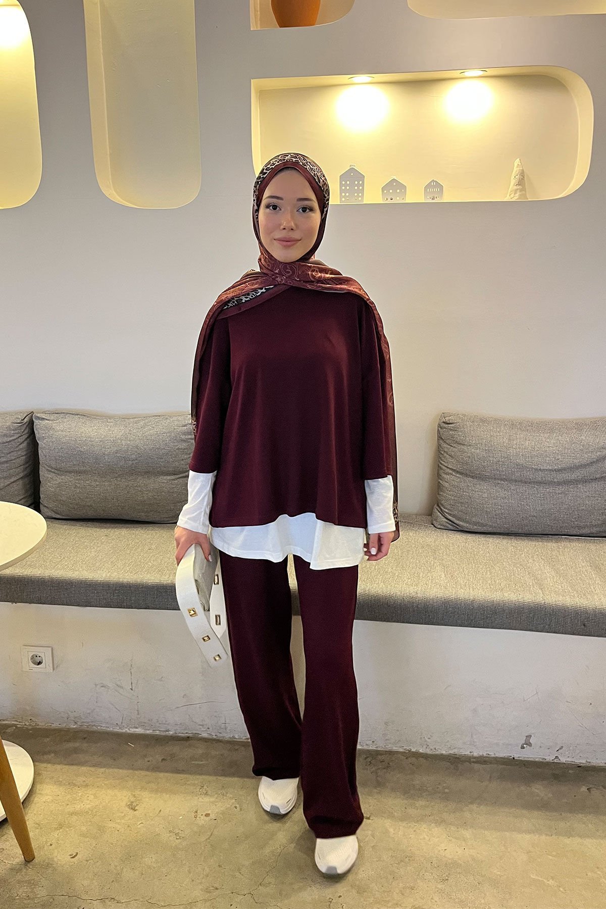 İçlikli Oyşo Takım 9-52837 - BORDO