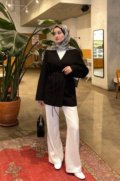 VATKALI CEKET 9-51609  - SİYAH