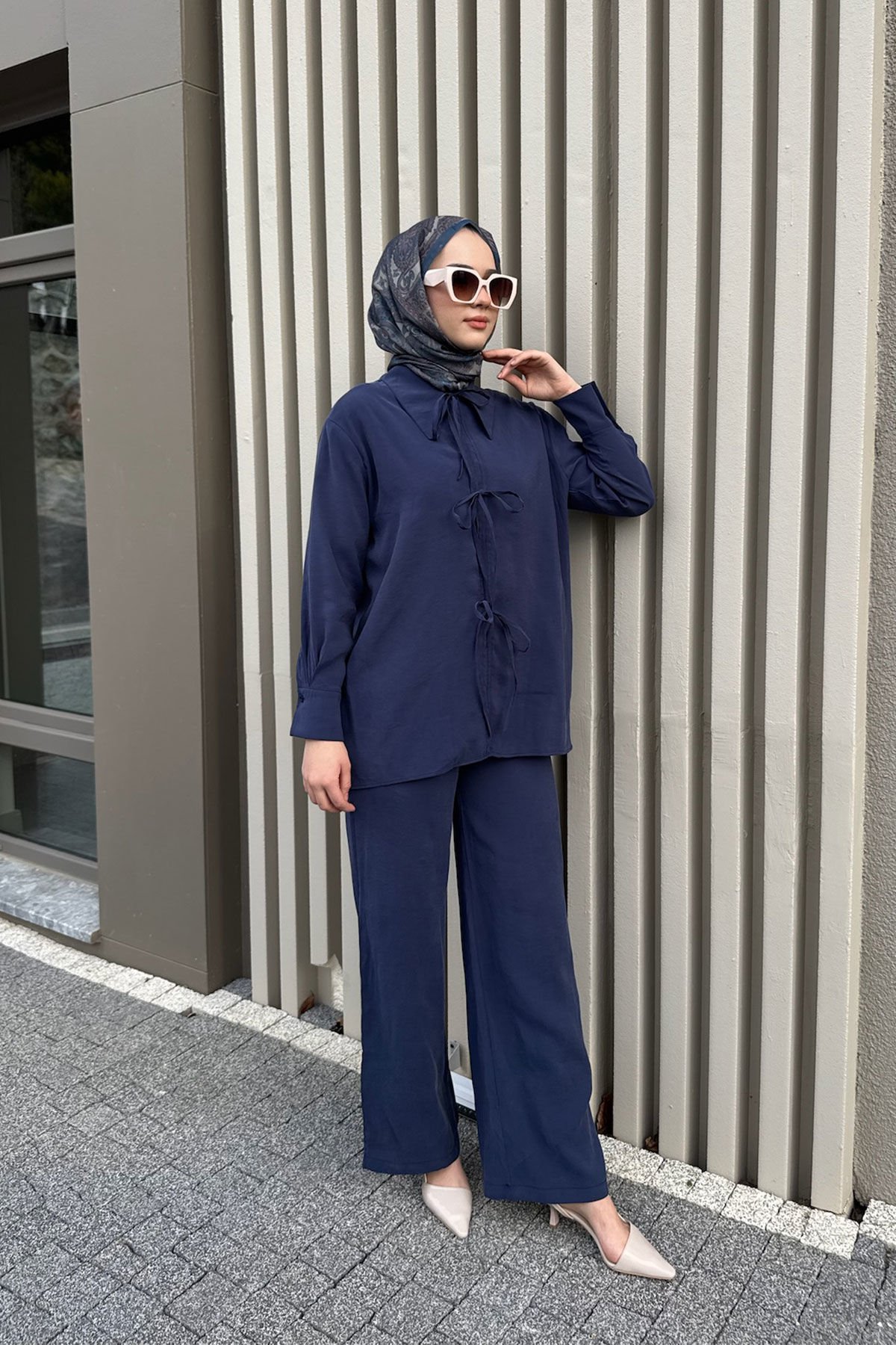 BAGLAMALI GÖMLEK TAKIM 9-15810 - LACİVERT