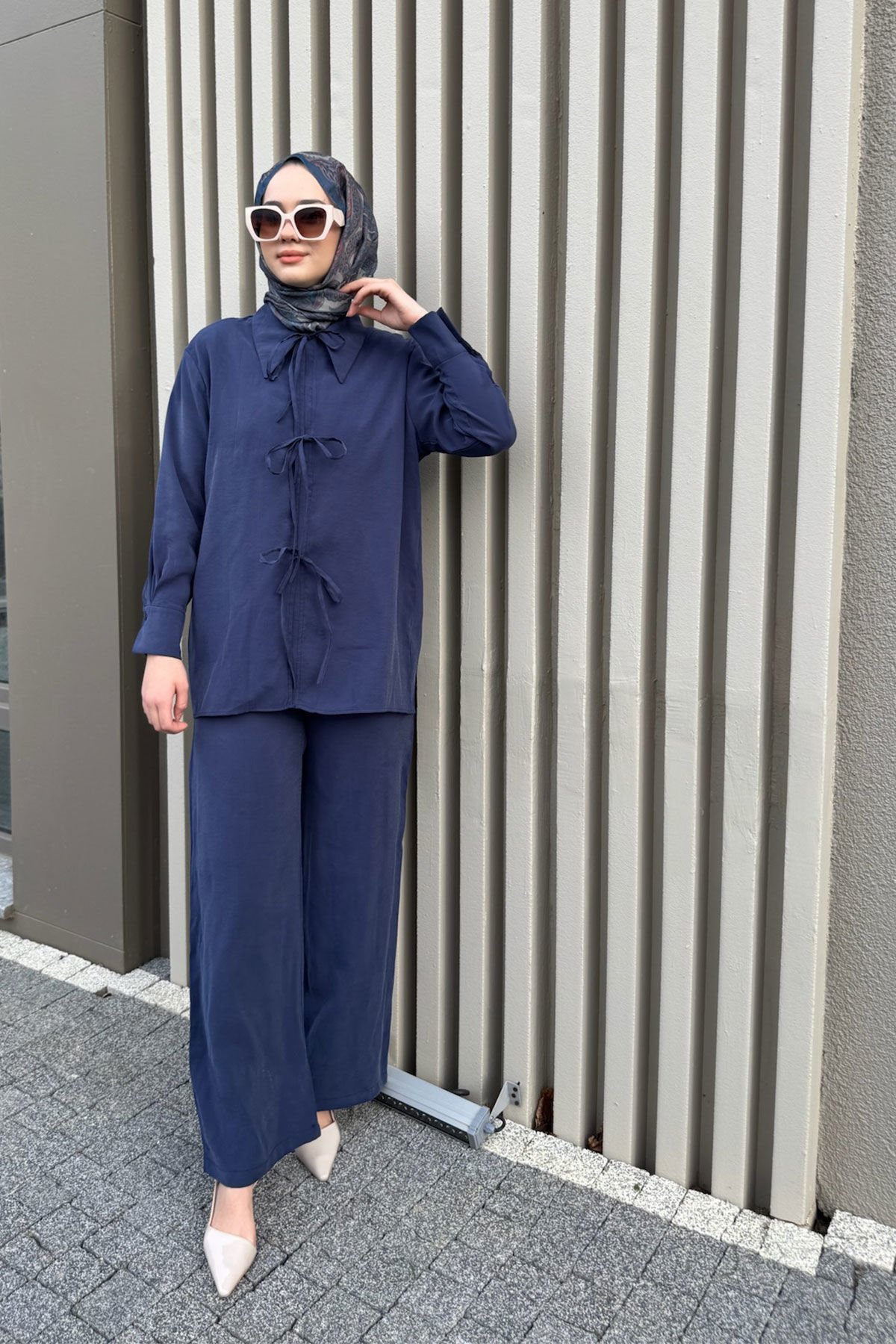 BAGLAMALI GÖMLEK TAKIM 9-15810 - LACİVERT